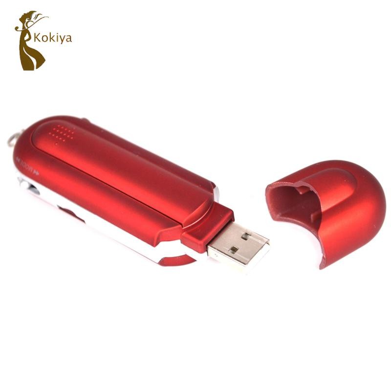 Kokiya 8GB USB MP3 Music Video với FM Radio eBook Màu đỏ