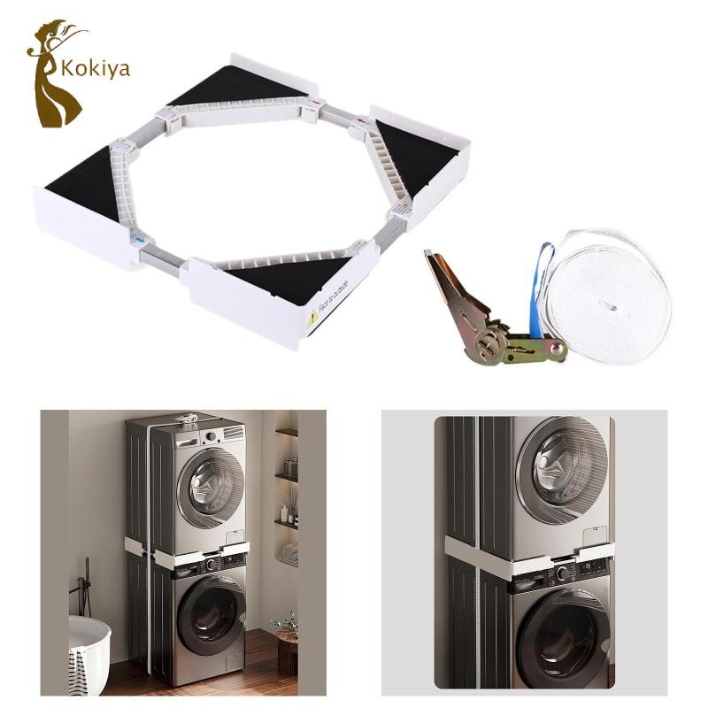 Máy Giặt Máy Sấy Xếp Chồng Bộ Phụ Kiện Ổn Định Chống Trơn Trượt Thiết Bị Gia Dụng Chắc Chắn 18.11inch Đến 27,56inch Có Thể Điều Chỉnh Giặt Bệ