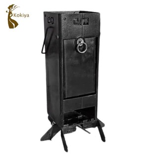 Bếp đốt gỗ gập gọn tiện lợi cho việc cắm trại ngoài trời