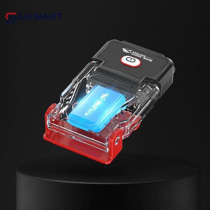 Bigdealssuper Đèn pha LED cảm biến cho câu cá, sạc USB, kẹp mũ, cắm trại, làm việc siêu sáng