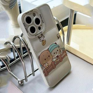 Ốp điện thoại Yier Bubu cho iPhone 17 / 17Air / 16E / 15 Plus / 14 / 13 / 12 / 11 / Pro Max. Chống sốc rơi. Hộp đựng túi khí kiểu áo khoác silicon lỏng che phủ toàn diện