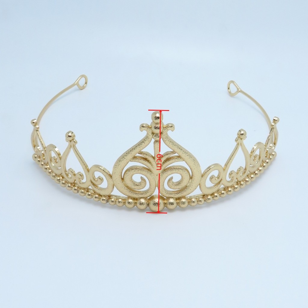 Vương Miện Vàng Hợp Kim Cho Cô Dâu và Sàn Catwalk - Phụ Kiện Tóc Sang Trọng