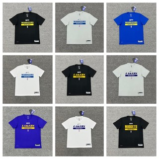 Áo Thun Tay Ngắn Lakers Warriors Basketball, Phù Hợp Cho Tập Luyện Và Khởi Động