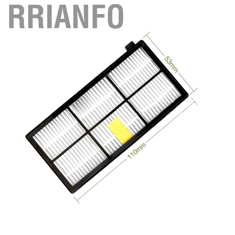 Rrianfo Thay thế bộ lọc Rrianfo cho IROBOT Roomba 800 và 900 Series 860 870 880 960 980 Máy hút bụi robot Bộ lọc HEPA Bộ lọc Phụ kiện có thể thay thế Các bộ phận