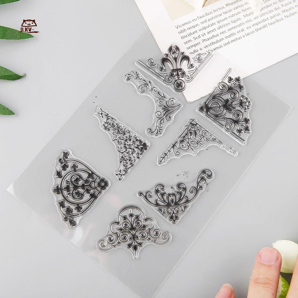 Bộ tem silicon trong suốt - Con dấu trang trí để thủ công