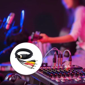 Cáp liên kết nam có thể hoán đổi nóng BTM DIN 5Pin sang 4RCA cho hệ thống TV và âm nhạc 720P