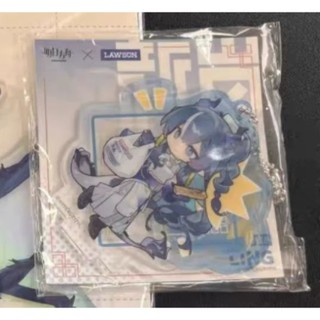 Arknights LAWSON Anime Móc Khóa LING Nam Móc Chìa Khóa Dành Cho Nữ Hoạt Hình Sáng Tạo Kawaii Trò Chơi Hình Acrylic Móc Khóa Mặt Dây Chuyền Quà Tặng