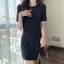 Váy chữ A đi lại Hot Girl Split Slim-fit Phiên bản mùa hè dành cho nữ Váy dài ôm hơn hàng ngày