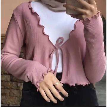 Áo len Crop Cardigan nữ CEYOON | Áo khoác ngoài nữ dài tay | Áo len Cardigan Ceyoon nữ | Áo khoác ngoài thời trang nữ Cardigan | Coyoon Crop nữ