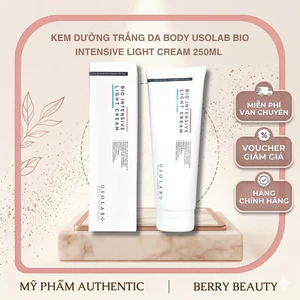 Kem Trắng Da Body USOLAB Bio Intensive Light Cream 250ml Dưỡng Sáng Mềm Mịn