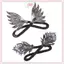 JRP Koreaanse Stijl Vrouwen Haar Twister Crystal Wings Krultang Tinh tế Tính khí Haarspeld Krullen Haarpelden Haaraccessoires JRP