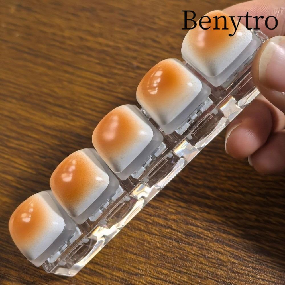 Móc khóa BENYTRO Fidget, Nút phím bàn phím DIY Nắp bàn phím ngón tay, Clicker Sound Pass Thời gian Giảm căng thẳng Nút Keycap Keycap Móc khóa dành cho người lớn