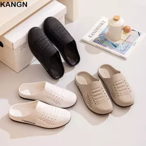 Dép Nam KANGN, Dép Lưới Nhẹ PVC, Dép Chống Trơn Trượt Thoáng Khí Đi Biển