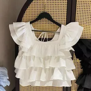 Phong cách mới mùa hè (90-160) Phiên bản Hàn Quốc Thời trang Slim-fit Thiết kế dáng ôm hơn Áo sang trọng phù hợp