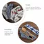 Túi đựng dao kéo OLVIDO, Hộp đựng dụng cụ cầm tay bằng vải lanh Cotton, Thiết kế cuộn lên phong cách Nhật Bản có thể tái sử dụng Dao kéo Đồ dùng du lịch