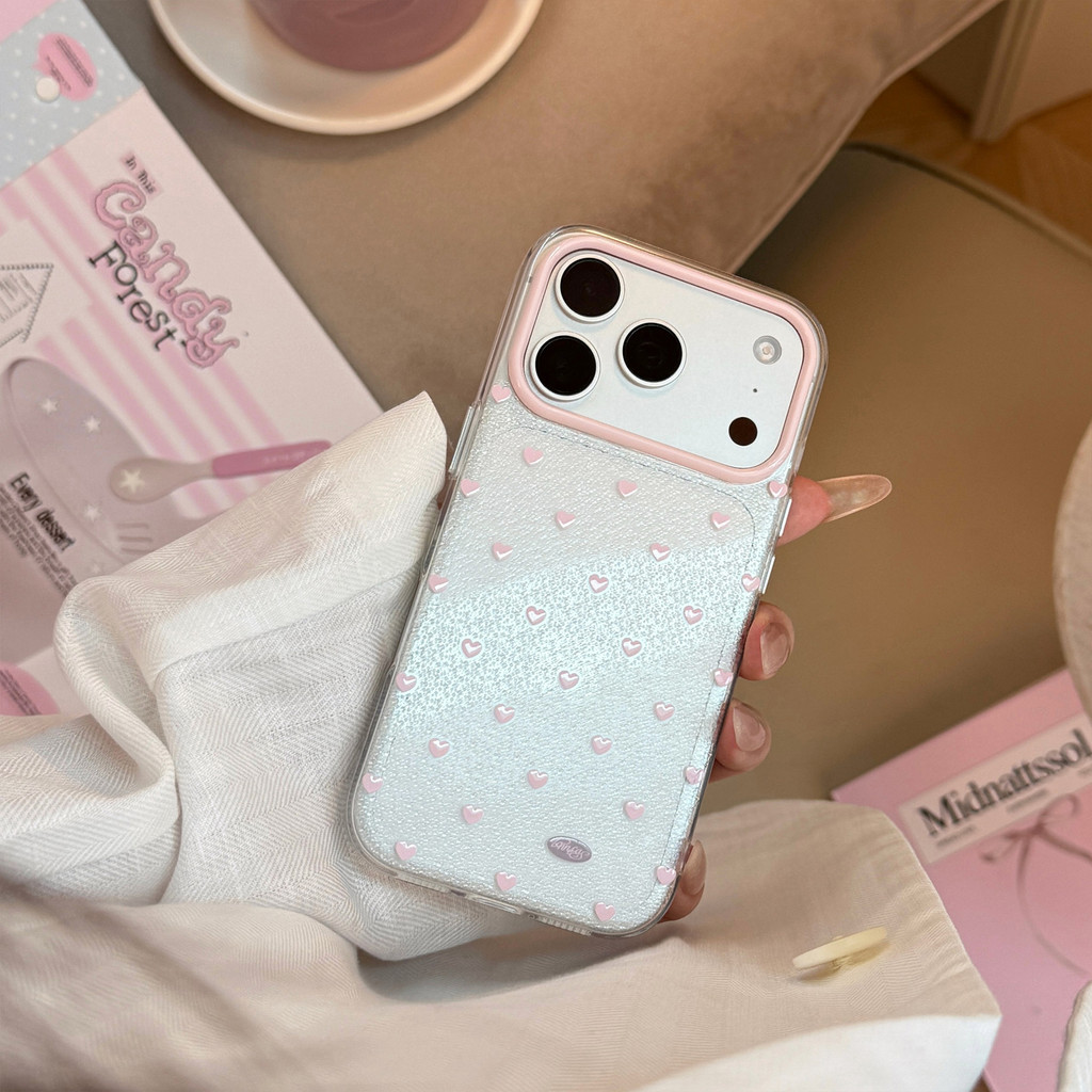 Ốp lưng iPhone trong suốt Love thích hợp cho iPhone 17 Pro Max, 17, 16, 15, 14, 13, tất cả các mẫu, để bảo vệ chống rơi. MGSH