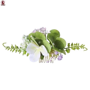Phong Cách Trung Quốc Mới Hoa Nhân Tạo Tóc Bộ Vải Nhựa Phụ Kiện Tóc Hoa Tay Cầm Công Thái Học Cho Phong Cách Cổ Đại Chụp Ảnh Hanfu Chủ Đề Rừng