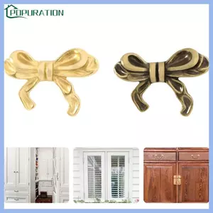 POP Phong Cách Cổ Đồng Nơ Ngăn Kéo Tay Cầm Bằng Đồng Bướm Nơ Tủ Kéo Cho Tủ Quần Áo Tủ Và Nhà Bếp Cabi