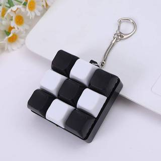 [MGO] Nút Keycap Fidget Móc khóa 9 phím Bàn phím Đồ chơi đàn áp Bàn phím DIY Móc khóa Đồ chơi dành cho người lớn Quà tặng để giảm thời gian vượt qua [VN]
