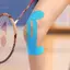 1 / 5 Cái Băng Kinesiology Pre-Cut Cho Đầu Gối Chống Thấm Nước Co Giãn Thoáng Khí Băng Thể Thao Băng Thể Thao
