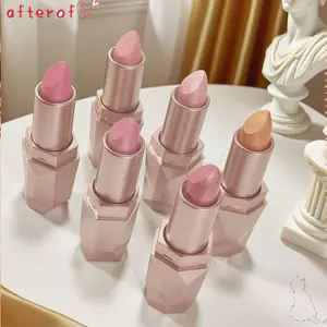Son môi kim cương AFTEROF, Son môi lấp lánh ngọc trai chống thấm nước, Son môi du lịch chống nhòe thời trang dưỡng ẩm lâu trôi