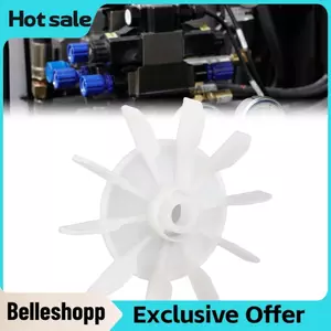 Belleshopp Quạt máy nén khí 5,3 inch Trục 14mm Bộ phận thay thế lưỡi động cơ trực tiếp để sửa chữa bảo trì hệ thống làm mát
