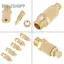 Belleshopp Bộ 5 Bộ Giảm Thanh Bằng Khí Nén Ren Lục Giác Thay Thế Cho Xi Lanh Van Quay Trường Hợp Hộp Số