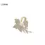 LUImo Sang Trọng Kim Cương Giả Hoa Ngọc Trai Thổ Cẩm Nữ Lấp Lánh Zircon Nơ Trâm Cài Khăn Quàng Áo Phù Hợp Với Phụ Kiện Trang Sức SBS
