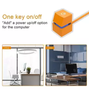 Btsg Máy Tính Để Bàn Công Tắc PC Bo Mạch Chủ Bên Ngoài Khởi Động Đèn LED PC Bật Nguồn Nút 4m Cáp Nối Dài Máy Tính