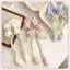 JRP Nữ Cô Gái Dễ Thương Tóc Hàn Quốc Dây Buộc Tóc Thanh Lịch Tulip Scrunchie Đuôi Ngựa Giá Đỡ Nơ Tóc Co Giãn Phụ Kiện Tóc JRP