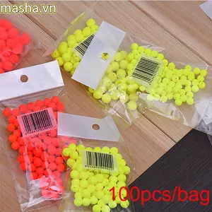 100 Chiếc Phao Xốp Bóng Nút Chặn Chất Lượng Cao Đậu Nóng