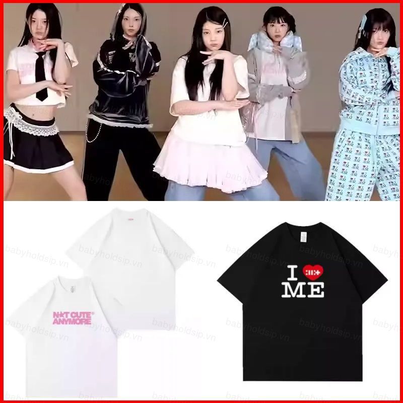 BS1 ILLIT album Không dễ thương Anymore Dance Practice room áo thun cùng phong cách KPOP tee SB1
