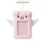 IAPPORTUNIA Photocard sang trọng, Soft Fluffy Puppy / Angel Pig / Mouse Hộp đựng thẻ học sinh, Túi dễ thương Móc khóa động vật hoạt hình Hình ảnh thần tượng Vỏ bảo vệ Quà tặng học sinh