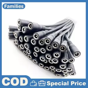 10 Chiếc 5.5x2.1 Cắm DC Nam Hoặc Nữ Dây Cáp Kết Nối Cho 3528 5050 Dải Đèn LED