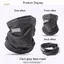 PNPIA- Ice Silk Sweat Collar Sunblo Ne Mask Thoáng khí Qui Sấy khô Mặt nạ thể thao ngoài trời có thể giặt được để đi xe đạp và đi bộ đường dài