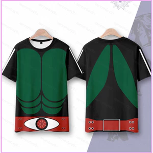 Mặt nạ Kamen Rider Áo Thun Cho Trẻ Em Người Lớn Anime Unisex Cosplay 3d Áo Sơ Mi Tay Ngắn Áo Thường Ngày Plus Kích Thước Tee
