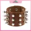 MYPANDA Da PU Đính Vòng Tay Punk Spike Đinh Tán Vòng Đeo Tay Retro Ro Đinh Tán Dây Đeo Tay Quấn Vòng Tay Có Thể Điều Chỉnh Spike Vòng Tay.