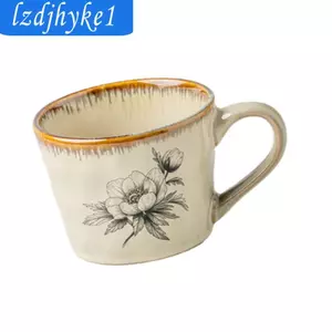 Cốc cà phê, cốc uống nước, cốc sứ thiết kế hoa, cốc trà, quà tặng cho