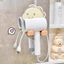 Giá máy sấy tóc theo phong cách tối giản hiện đại, kệ đựng đồ đa chức năng treo tường không khoan