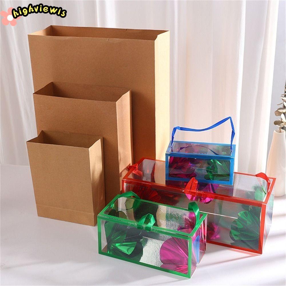 HIGHVIEWLS Magic Tricks Dream Bag, Paper Trick Performance Magic Dream Bag, Quà tặng trẻ em Túi giấy nhựa Hộp hoa