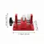 Dụng cụ mở đồng hồ IFANSIN, 11,8 * 7,6 *: 5,3cm Mặt sau đồng hồ màu đỏ Công cụ móc, Thiết bị móc sau đồng hồ Công cụ tháo mặt sau bằng kim loại Bảo trì đồng hồ gia đình hàng ngày