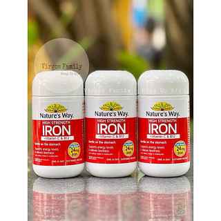 Organic Supplement Capsules Nature Way Iron