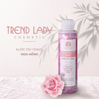 Nước tẩy trang không cồn Trend Lady 160ml Rong Nho Và Hoa Hồng