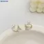 Bluelover 1 Cặp Hàn Quốc Giả Ngọc Trai Hoa Bông Tai Nữ Pha Lê Thời Trang Trang Trang Sức Thanh Lịch Tiệc Hàng Ngày Đuôi Cá Bông Tai Với Ngọc Trai Bốn Móng Vuốt Tai Hàng Bông Tai Quà Tặng Mới