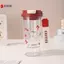 Bình Nước Ống Hút Đôi 580Ml Cho Học Sinh Cốc Nhựa Anh Đào Dễ Thương Nhẹ Chống Rò Rỉ Cho Trường Làm Việc Phòng Tập Gym VN