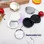 LUImo Hộp đựng nước hoa rắn Hợp kim kẽm Hộp đựng du lịch có thể xoay rỗng 1 chiếc Giá đỡ di động có thể đổ lại cho chuyến đi ngắn SBS