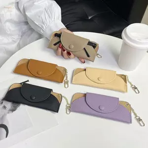Kính AWNGD, Giá đỡ kính mắt bằng da PU di động, Túi đựng kính râm mềm Hộp lưu trữ Unisex
