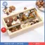 Dụng cụ mở Macadamia Hướng dẫn sử dụng Nutcracker Nutcracker Nut Cracker Tool Dụng cụ mở đai ốc gia dụng Dụng cụ cầm thoải mái Vật liệu gỗ và kim loại Sui