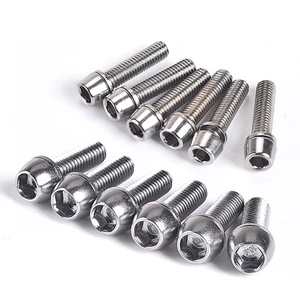 Bu lông vít M5/M6 dành cho xe đạp đường trường - Hộp 6 cái, thép chất lượng cao