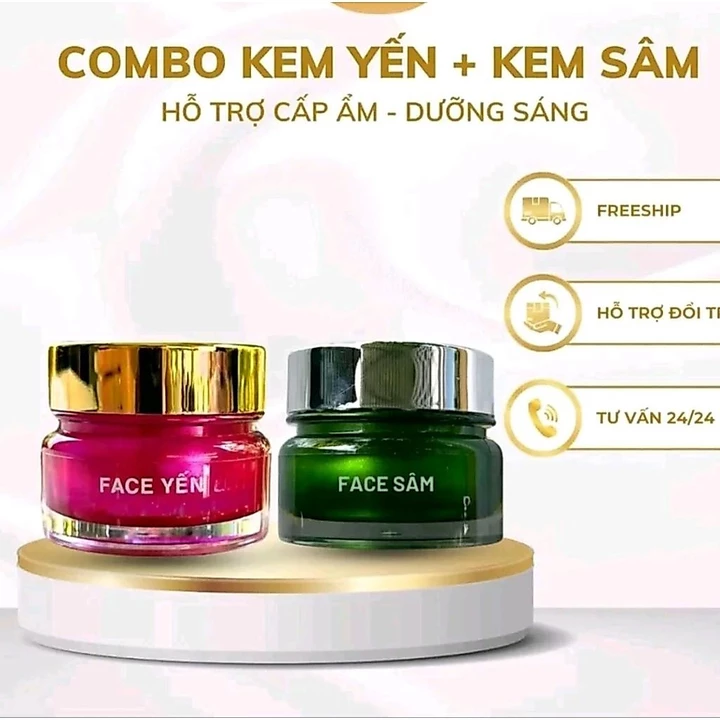 KEM COMBO FACE YẾN TƯƠI+SÂM TƯƠI